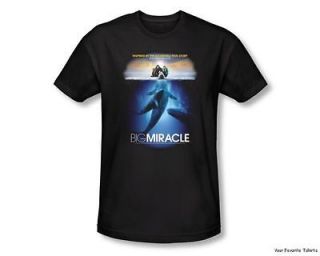 Officially Licensed Big Miracle Poster Fitted Shirt S 2XL