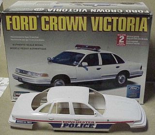 Lindberg Ford Crown Victoria Winchester police car with decals
