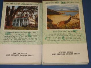 wayne feed feeds 1957 58 sales service writing pads
