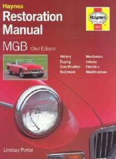 MGB Restoration Manual by Lindsay Porter 1999, Hardcover