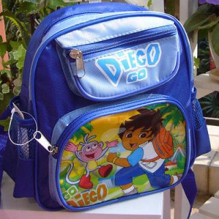 New Go Diego Blue Kids School Bag Backpacks Lovely Cute Gift For Kids
