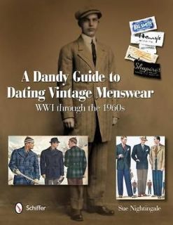 Dating Vintage Mens Clothes 1915 1960s Collector ID Guide incl Jeans 