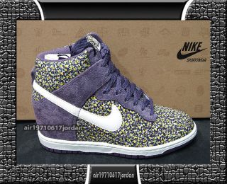 Nike Wmns Dunk SKY Hi LIB Dark Purple Sunlight 540859 500 Liberty 