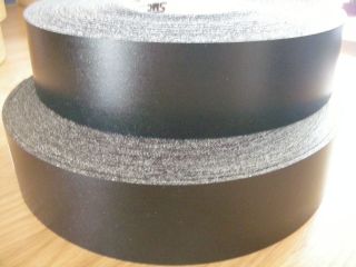 Iron on Pre Glued Veneer Melamine Edging Tape 48mm Black Kitchen 