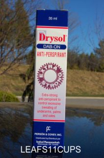   35ml DRYSOL EXTRA STRONG anti perspiran​t DAB ON *privite listing