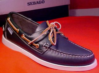 sebago docksiders handsewn new 72813 boat shoes men 7 m