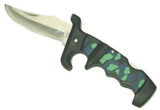  Lot 10 Camoflage Tiger Hunting Lock Blade Pocket knives 10 Knife Set