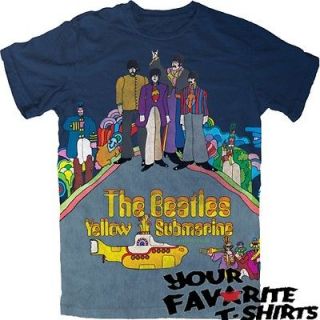 The Beatles Yellow Submarine Officially Licensed Adult Shirt S 2XL