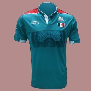 Mexico Atletica Olympics 2012 Official Jersey (Size L   Green)