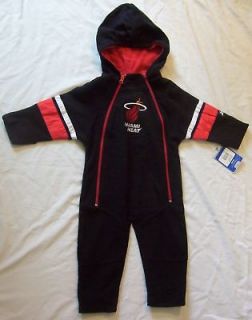 miami heat baby infant reebok fleece jacket nwt 18m
