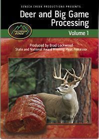 deer and big game processing dvd outdoor edge diy time