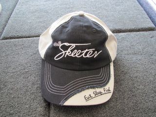 Skeeter boats retro Willy the bug black gray hat cap bass fishing