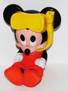 mickey mouse baby scuba squeezy toy disney 