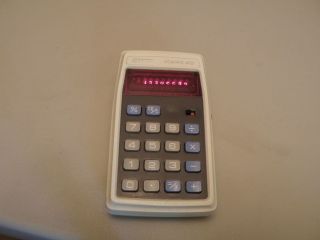 vintage apf mark 40 red led calculator works please look