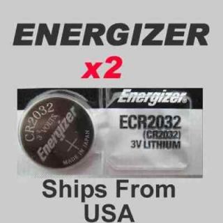 newly listed 2 x energizer cr2032 lithium 3v battery  0 80 