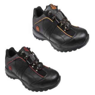 men s groundwork safety steel toe cap leather trainers more
