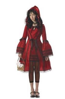 strangeling dark gothic red riding hood tween costume more options