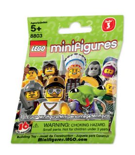 Lego Minifigures Series 3 Sealed & Unopened   Choose your minifigure