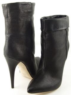 LOEFFLER RANDALL EMORY Black Leather Womens Designer Fashion Ankle 
