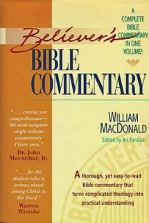   Bible Commentary by William MacDonald 1995, Hardcover