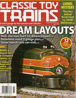classic toy trains magizane vol 25 issue 3 march 2012