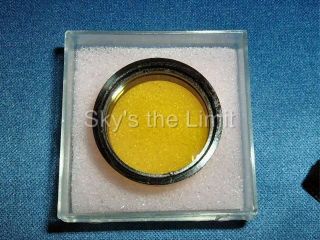 25 Wratten coloured / colored filter for telescope eyepiece No 12 