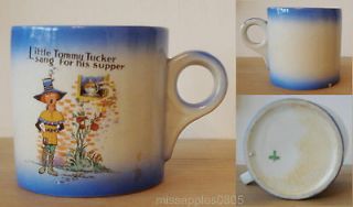 Vintage Childrens Porcelain NURSERY CUP LITTLE TOMMY TUCKER Made in 