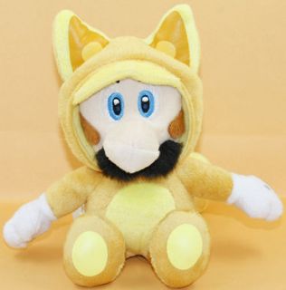 fox kitsune luigi 7 super mario bros plush doll toy