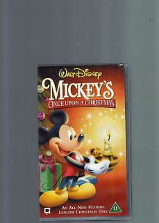 mickey s once upon a christmas walt disney vhs video  3 21 