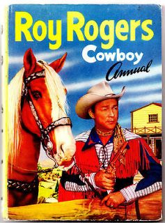 Vintage Book   Roy Rogers Cowboy Annual   World Distributors/W 