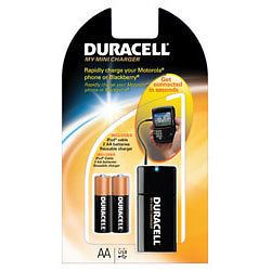 DURACELL CHARGER FOR MOTOROLA PHONE ALL BLACKBERRY RAZR