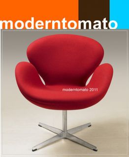 swan chair by moderntomato red mid century modern retro cool