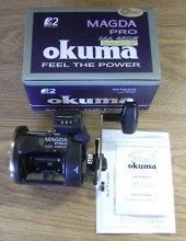 okuma magda pro 45dx linecounter fishing reel 