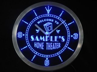 ncph tm Home Theater Personalized Your Name Bar Beer Decor Neon Led 
