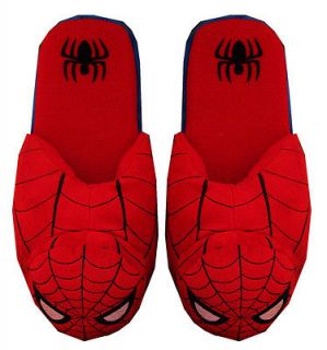spider man face marvel comics superhero mens slippers more options