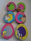 Lot of 6 2000 2002 Russell Stover Looney Tunes Empty Easter Egg 