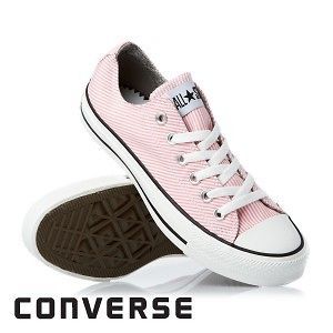converse all star ox womens trainers shoes pink white location