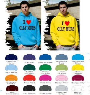 love olly murs hoodie xs 3xl adult sizes more