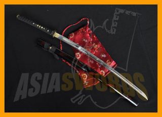 Real Hand Forged Cut Bamboo Musashi T10 1095 Japanese Samurai Katana 