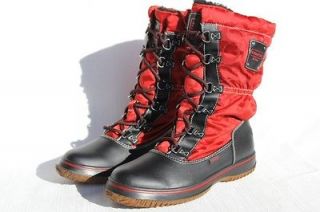 COACH Womens Shaine Paprika Water Resistant Boots Shoes A7390 US 8 