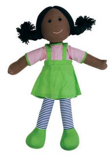Handmade Fair Trade Rag Doll   Tilly   Black Brown Ethnic ****BRAND 