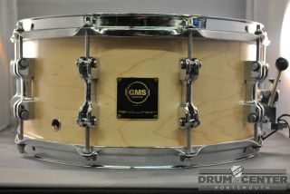 GMS Revolution Series Snare Drum   Maple/Brass   6.5x14   VIDEO Free 