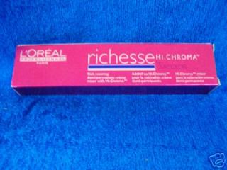 LOREAL RICHESSE DEMI HAIR COLOR~$9.94 U PICK 30+ SHADES~WORLD WIDE 