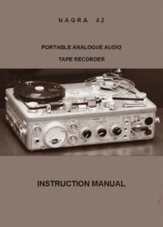 nagra 4 2 instructions manual free ship from france time