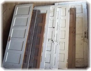 Set Of 10 Vintage Wood Doors Architectural Salvage Trim Mixture Misc 