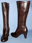 5321_MUDD WOMENS BROWN 3 1/4 INCH HEEL KNEE HIGH BOOTS SIZE 9.5M