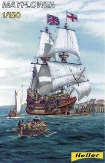 The Pilgrims Mayflower Ship, 1620 (1/150 Heller model kit 80828)