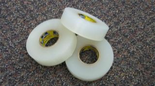 Clear Hockey Tape   Shinguard and Sock Tape   1x30 Yards   3 Rolls