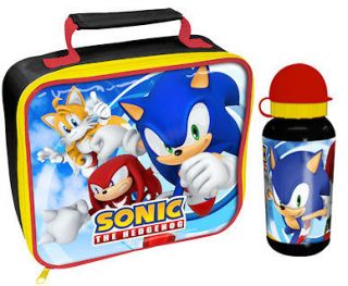 Sonic The Hedgegog Lunch Bag & Aluminium Bottle   BNWT