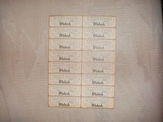 16 original mcintosh font tube amp bass treble stickers time